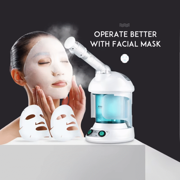 KSKIN Custom Hot Sale Face Mist Spray Portable Facial Steamer for Face Professional Ionic Facial Steamer - Image 5