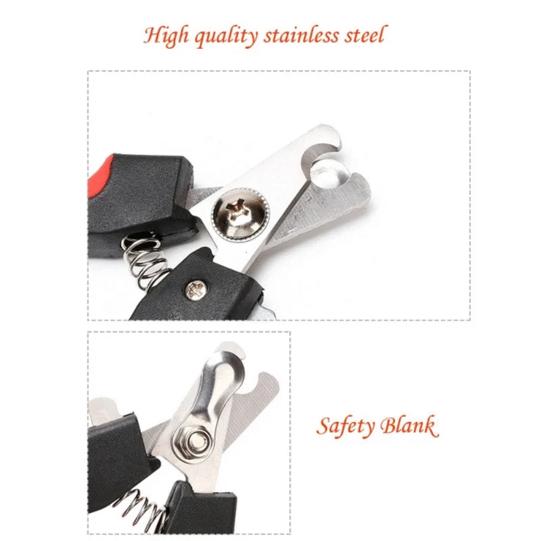Pet Nail Clippers with Sickle Large Dog Nail Clippers Nail Clippers Multifunctional Teddy Cat Stainless Steel Grooming Scissors - Image 6