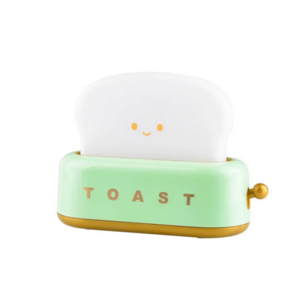 Bread Toast Light Toaster Nightlight Creative Rechargeable Led Lamp Bedroom for Birthday Gift - Image 8