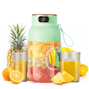 Belibuy Multifunctional Portable Juicer Mug with Digital Display and Lid, Extra Large Capacity Mug, USB TYPE-C Rechargeable Blender with 10 Blades, Portable Travel Mug for Gym, Home, Travel, Outdoor, Party Household Appliances
