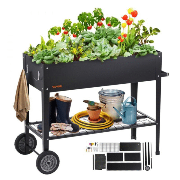 VEVOR Galvanized Raised Garden Bed 80" X 40" X 19" Metal Planter Box, Gray Steel for Growing Vegetables, Flowers, Flowers, Herbs, and Succulents Fathersdaygift - Image 15
