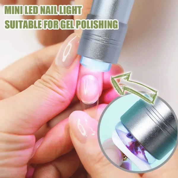 Handheld Nail Art UV Press Light UV Lamp with Jelly Silicone Nail Art Stamper for Nail Dryer Gel Polish Quick Dry Lamp Tools - Image 5