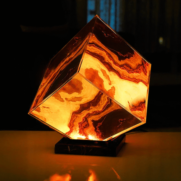 Onyx Marble Lamp Onyx Marble Lamp Creative Decorative Lamp Gift Night Lamp Bedside Lamp Christmas Gift Drop Shipping - Image 2
