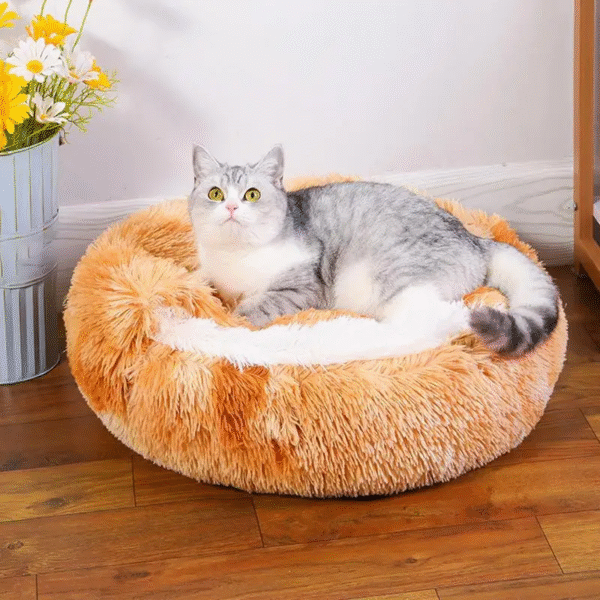 Pet Beds Soft Plush Cats Dogs House Bed for Dog with Slip Resistant Bottom Indoor Cat Cave Bed Machine Washable Pet Supplies - Image 5