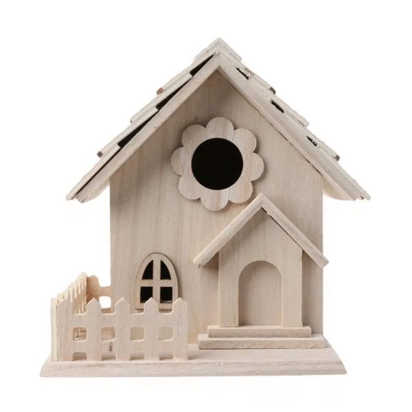 Wooden Birdhouse Kit for Painting and Decorating - Blank Canvas Craft Project - Image 4