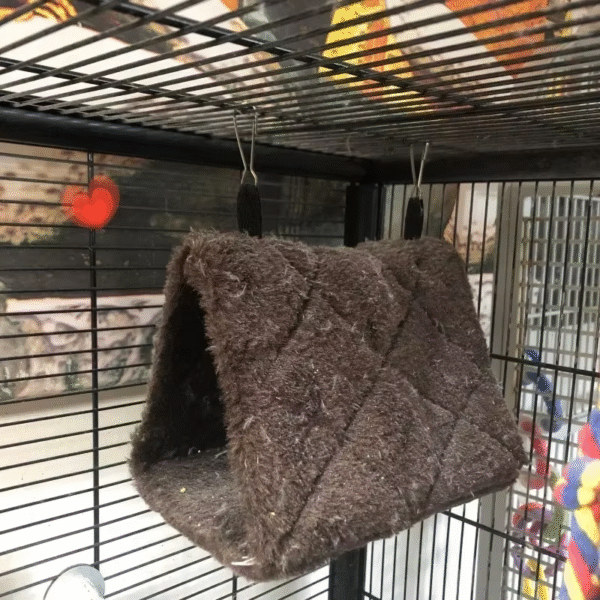 Pet Bird Parrot Cages Warm Hammock Hut Tent Fashion Bed Hanging Cave for Sleeping and Hatching Cage Decoration - Image 4